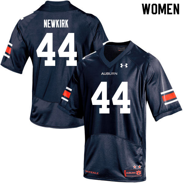 Women #44 Daquan Newkirk Auburn Tigers College Football Jerseys Sale-Navy